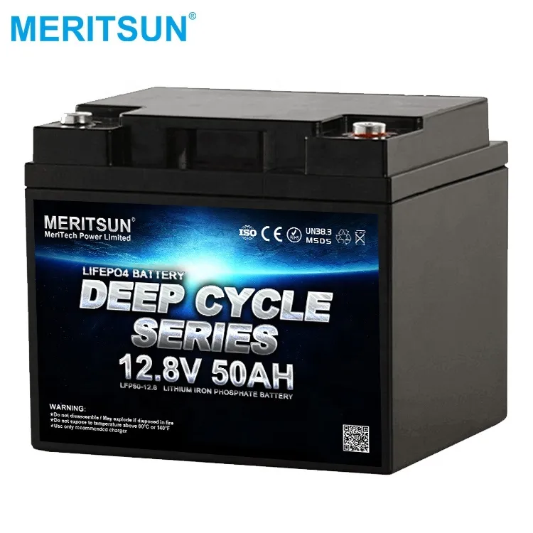 High Quality Solar energy 12V 50Ah LiFePO4 battery with smart bms 1