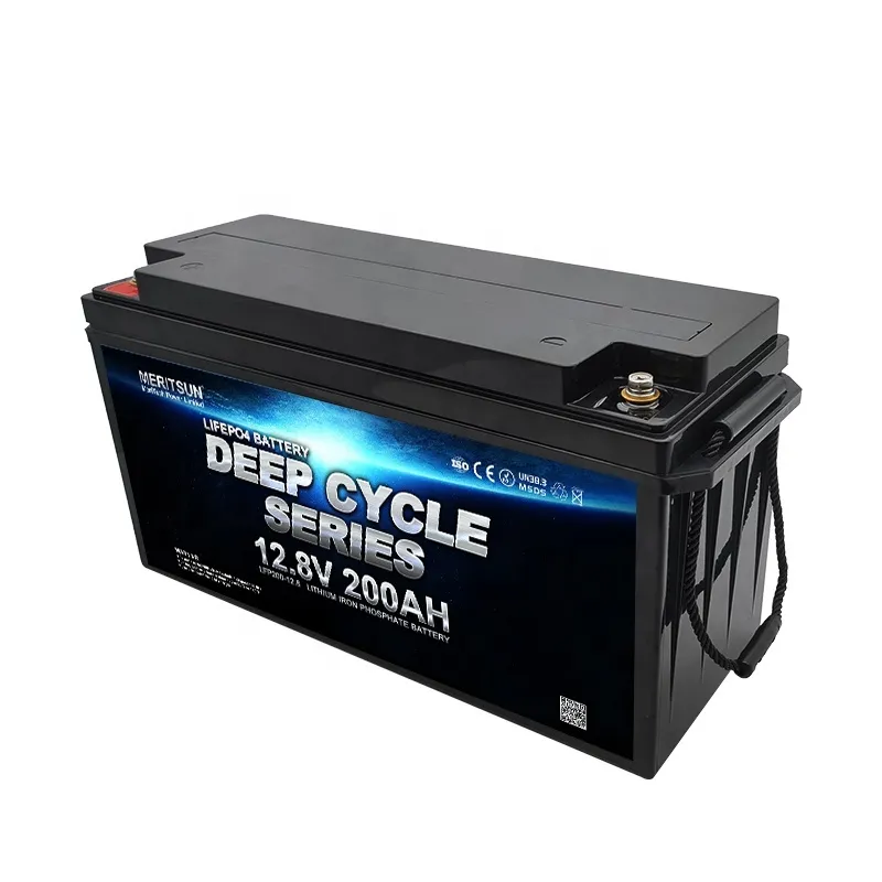Golf Cart/ RV /Marine Solar Energy Storage Deep Cycle Lithium Battery 24V 100AH 200Ah LiFePO4 Battery 1