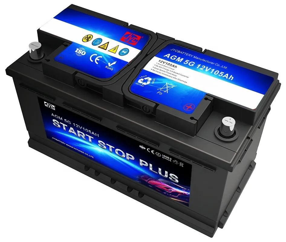 Deep Cycle maintenance free 12v 105ah AGM Start-Stop Battery 1