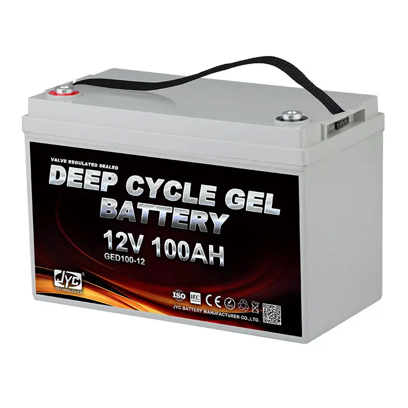 12V 100Ah Solar UPS Deep Cycle Gel Battery 2S1P Formed 24V 100Ah AGM Sealed Lead Acid Battery 1