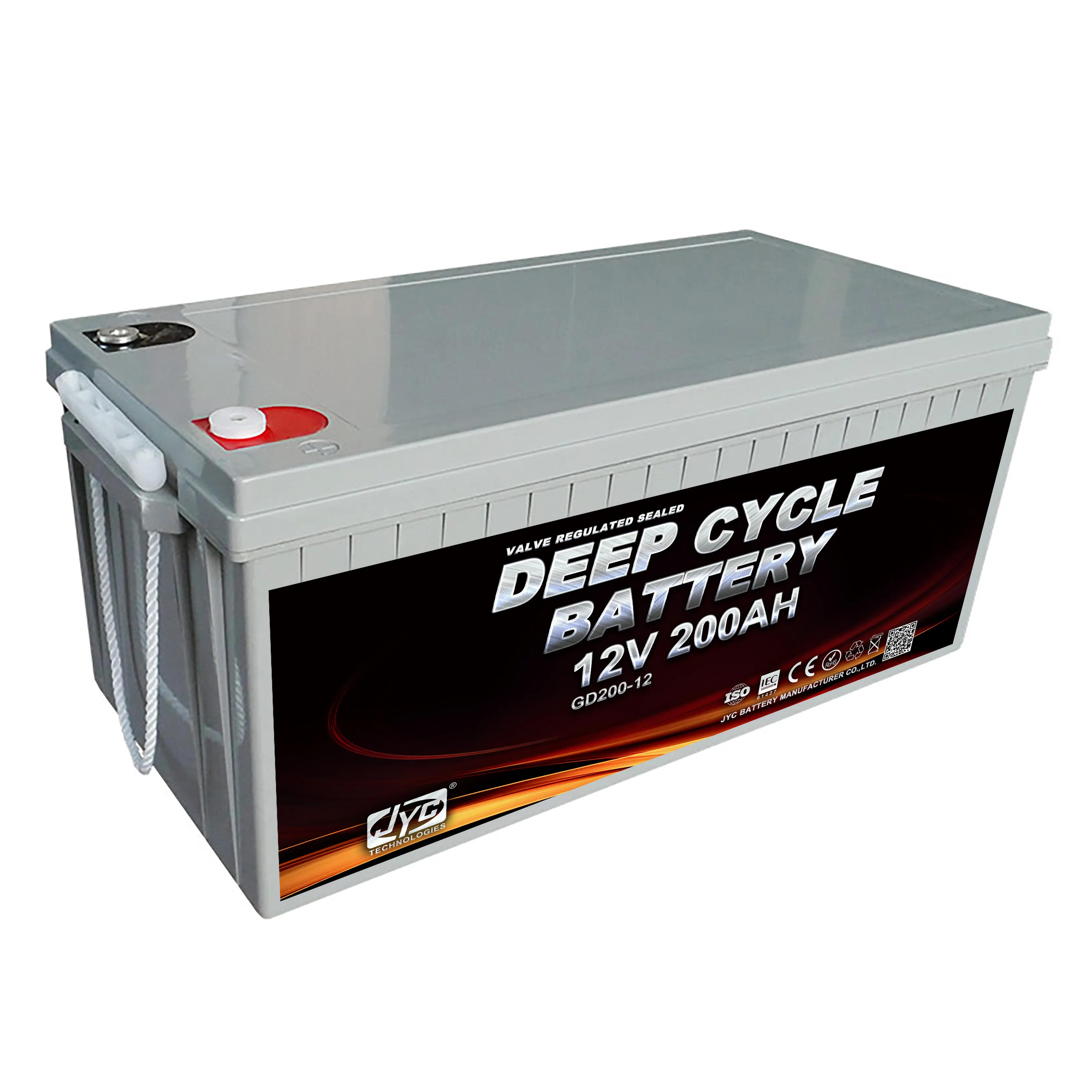 24v 200ah deep cycle battery for solar system 1