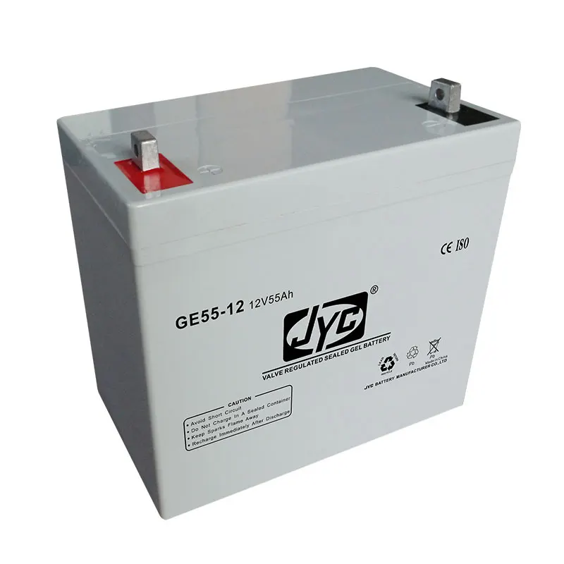 Rechargeable VRLA Battery 12V 55Ah 20hr Solar Gel Battery for UPS/Solar System 1
