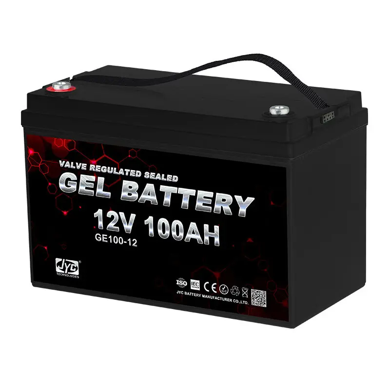 Maintenance Free Sealed Deep Cycle Lead Acid Battery 12 100ah Baterias Solares 1