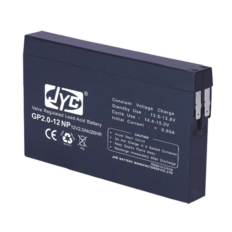 Big capacity sealed lead acid 12v 2ah emergency lighting battery 1