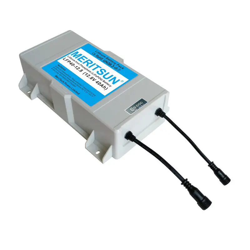 12V 20Ah~50Ah Control Integrated Waterproof Rechargeable Lithium Battery box Pack use for 30W 40W 60W Solar Led Street Light 1