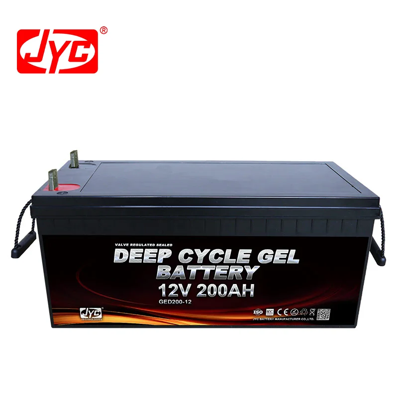 12V 200Ah Deep Cycle Solar Battery for Home Solar Systems 1