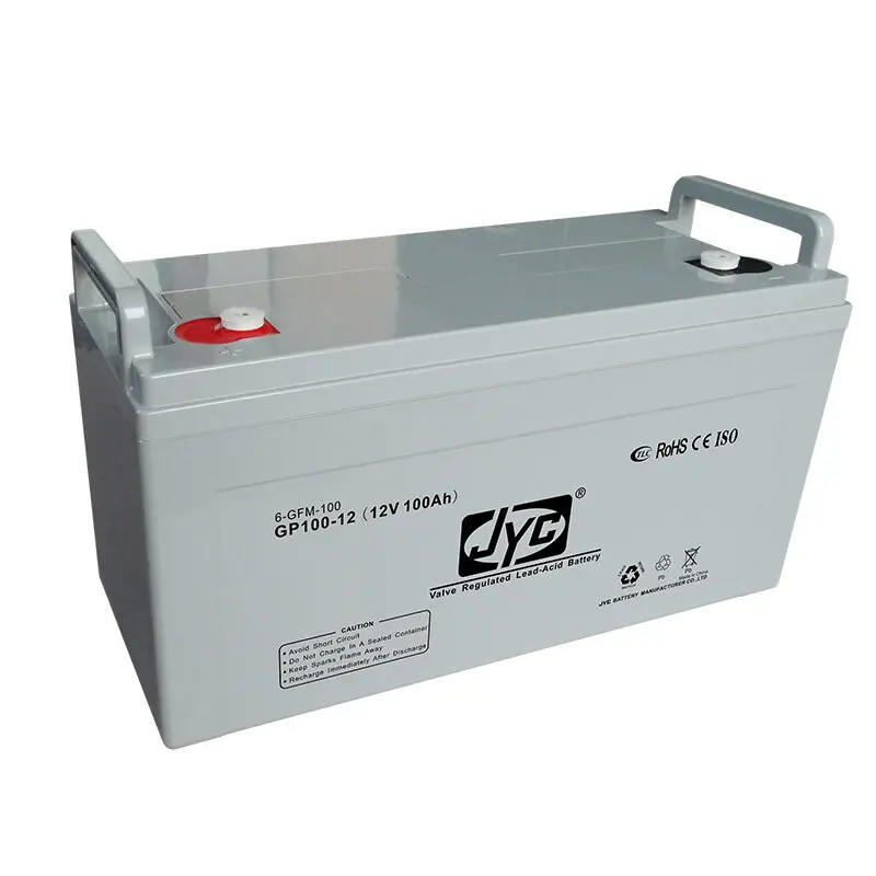 JYC China manufacturer gel battery 12v 100ah battery for solar system 1