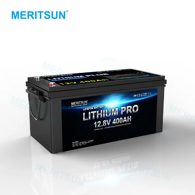 MERITSUN 12.8V 300Ah Rechargeable Prismaticcell Lifepo4 BatteryPack Lithium Lifepo4 Cell Battery 1