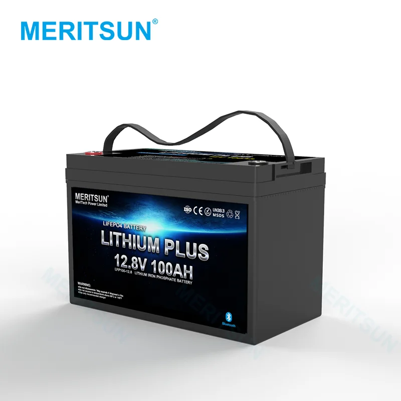 MeritSun 100ah/150ah/200ah deep cycle marine lithium battery 1