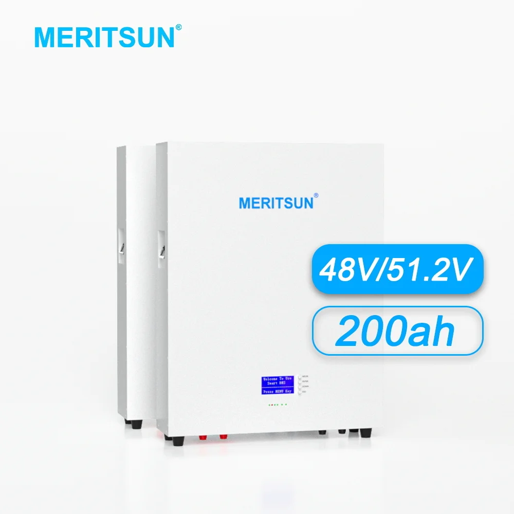 MeritSun Power Storage Battery 48V 200AH Solar Lithium Battery Pack 1