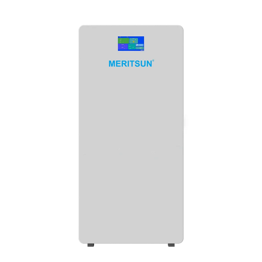 MeritSun Patent design Ultra Thin 5kwh 51.2V 200Ah LiFePO4 Lithium ion Battery Home Energy Storage System Powerwall With LCD Touch Screen 1