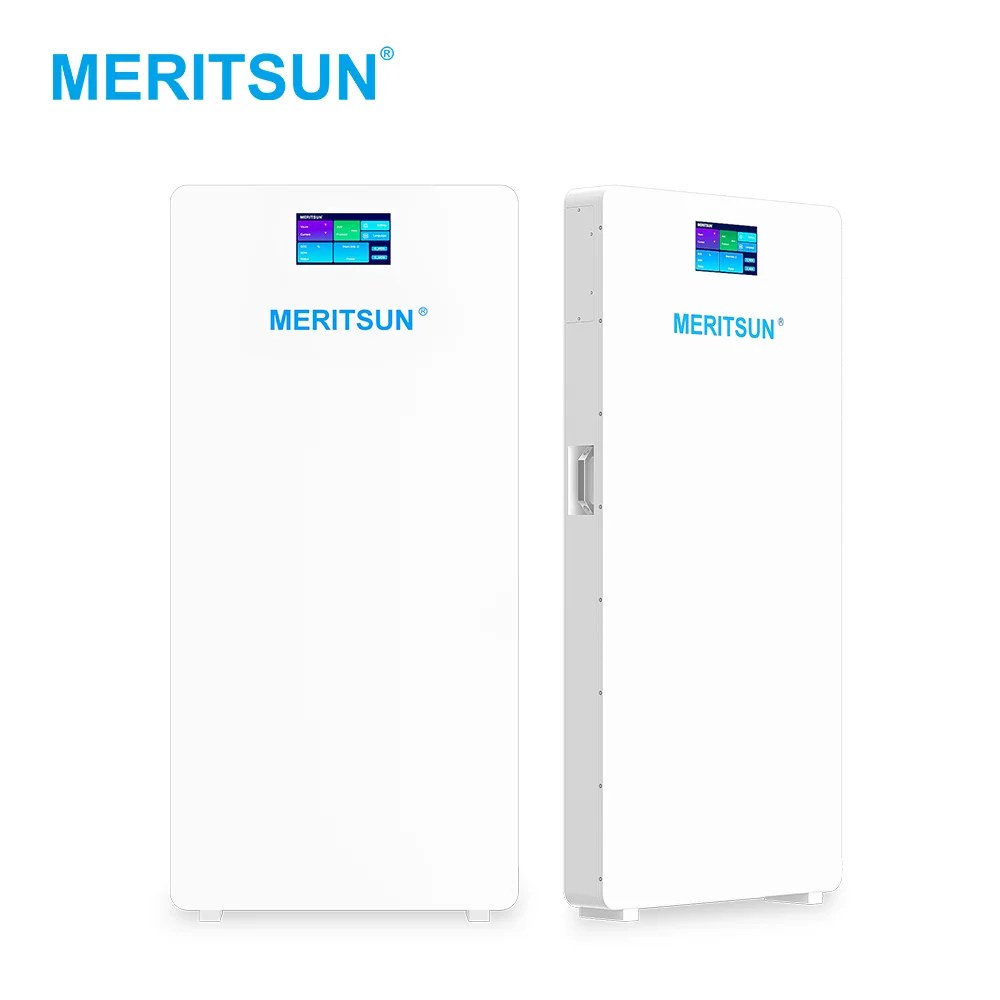 MeritSun new model Touch Screen LCD 10Kwh 48V 200Ah LiFePO4 Premium Slim Lithium ion Battery Home Energy Storage System 1
