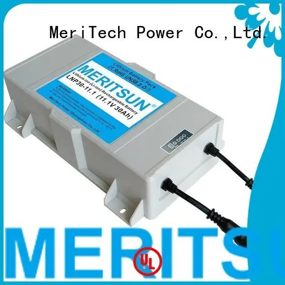 lithium ion battery for solar street light long rechargeable MERITSUN Brand 1