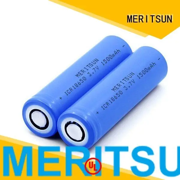 battery li 2400mah drain MERITSUN li ion battery cell 1