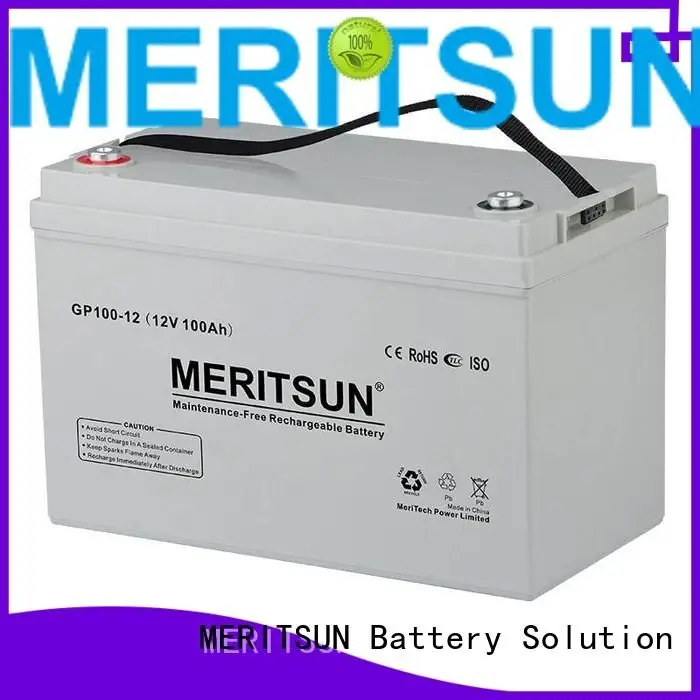 MERITSUN vrla gel battery deep battery front cycle 1