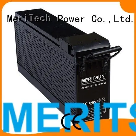 MERITSUN Brand front tubular opzv battery telecom gel 1
