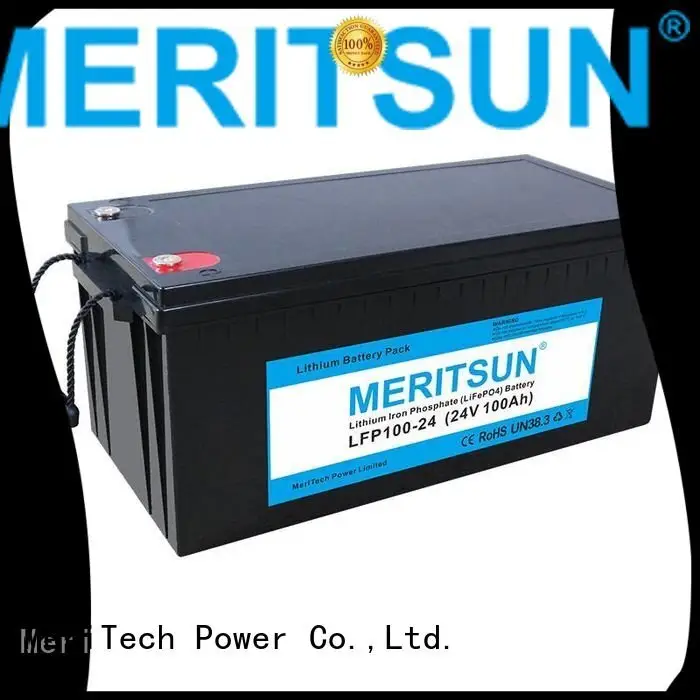 MERITSUN Brand bluetooth battery iron lifepo4 battery pack 100ah 1