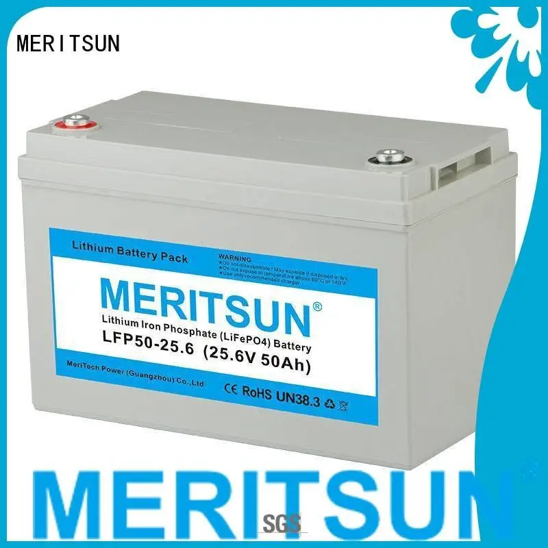 256v bluetooth lifepo4 battery price MERITSUN 1