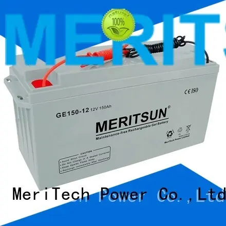 terminal flooded opzv battery front MERITSUN Brand 1