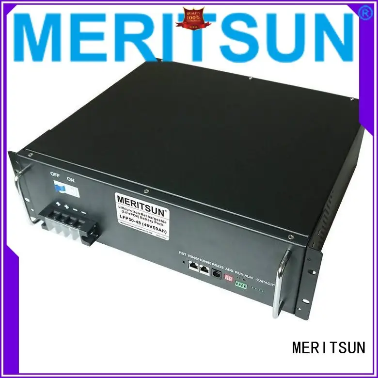 telecom lithium 100ah OEM battery energy storage system MERITSUN 1