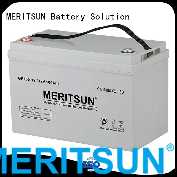 flooded opzv battery terminal front MERITSUN company 1