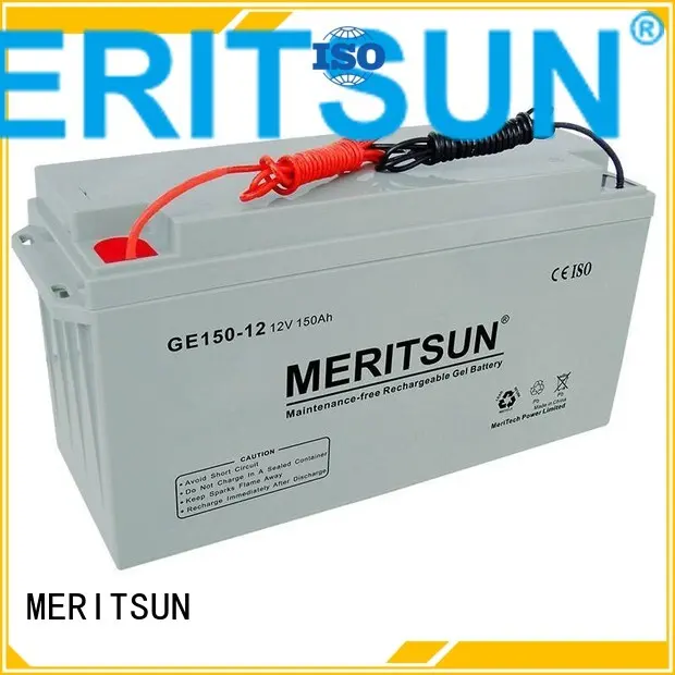 MERITSUN Brand opzv battery vrla gel battery telecom supplier 1