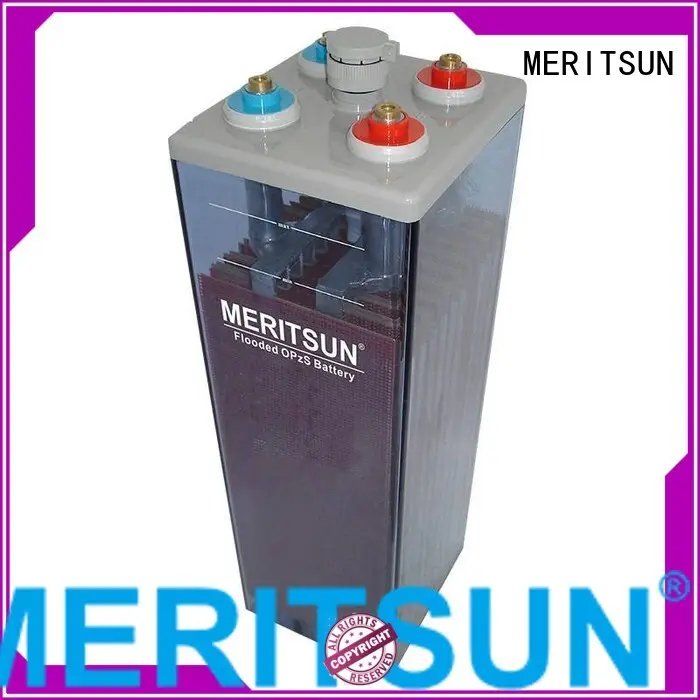 vrla gel battery battery vrla opzs MERITSUN Brand company 1