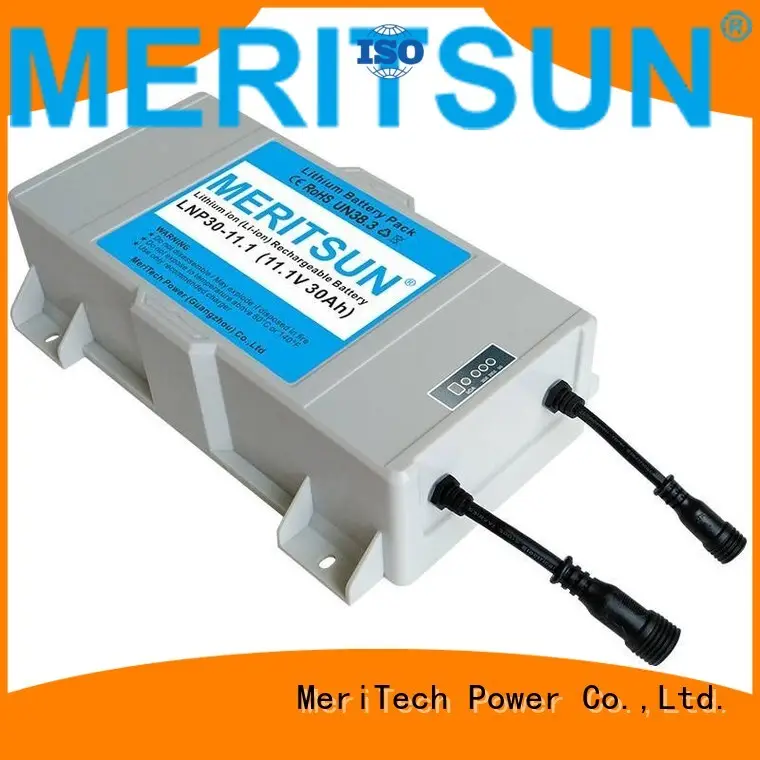 lithium lipo battery solar street light lithium battery MERITSUN 1