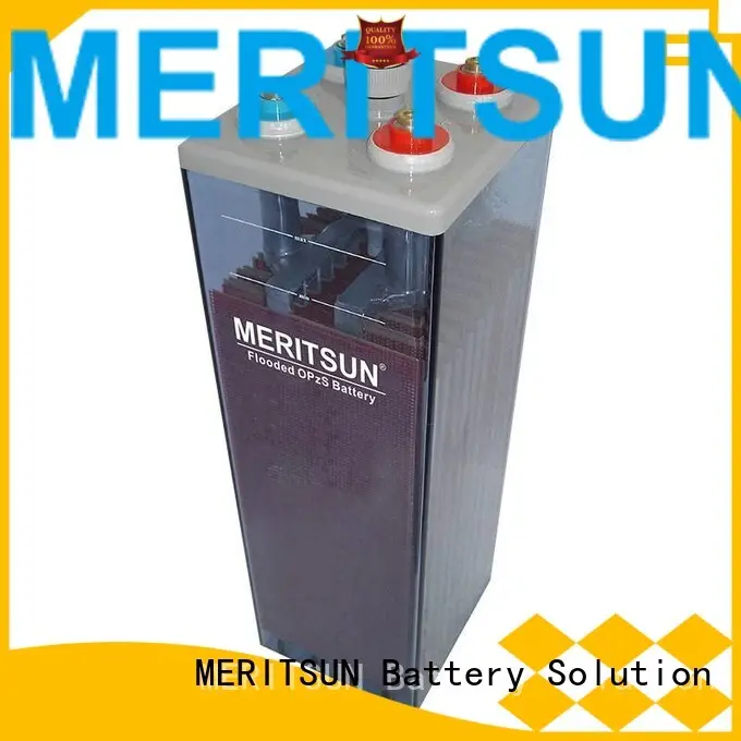 Wholesale deep vrla gel battery flooded MERITSUN Brand 1