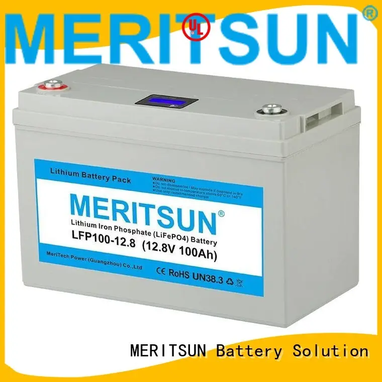 2000 lifepo4 battery price 100ah battery MERITSUN Brand 1