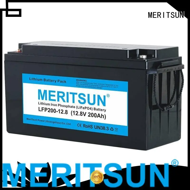 battery life control 1c MERITSUN Brand lifepo4 battery supplier 1