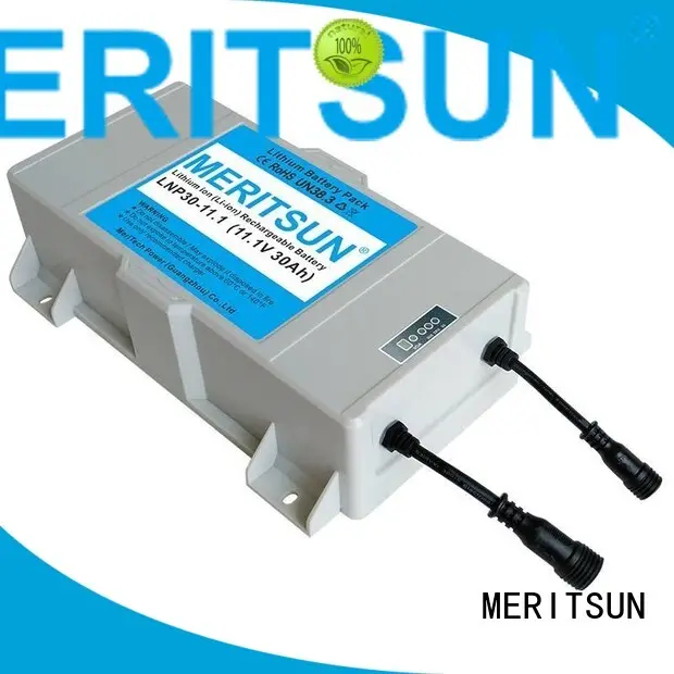 Hot solar street light lithium battery life MERITSUN Brand 1