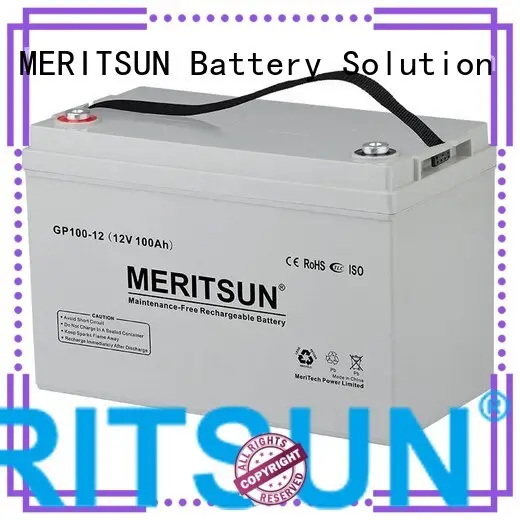 vrla gel battery cycle tubular MERITSUN Brand 1