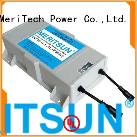 one street all MERITSUN Brand lithium ion battery for solar street light manufacture 1