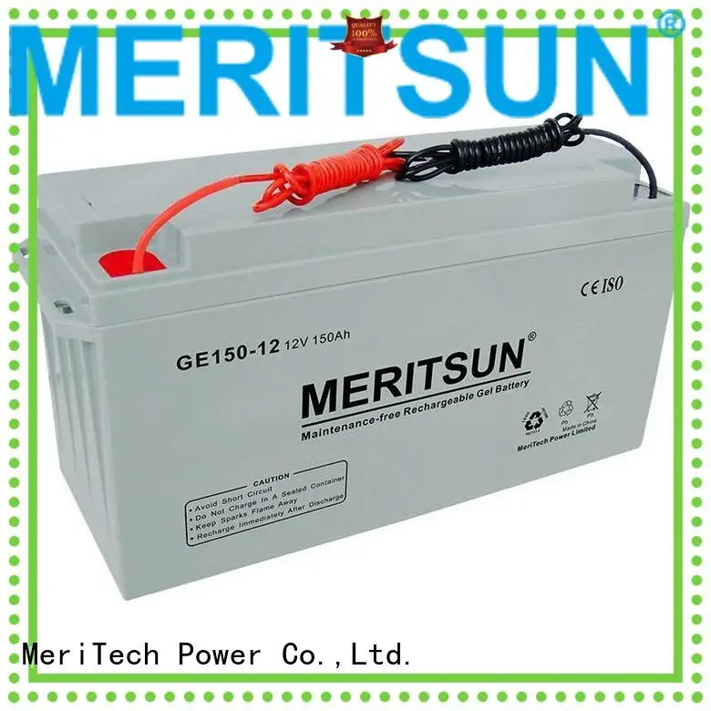 MERITSUN Brand front flooded deep opzv battery 1