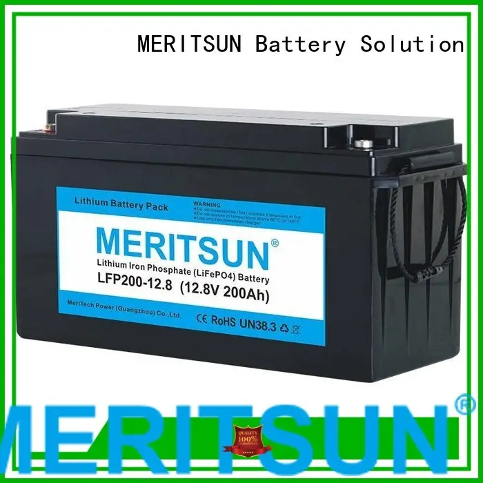 lifepo4 battery price bluetooth phosphate lipo MERITSUN Brand lifepo4 battery 1