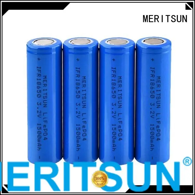 Hot cell lithium ion battery cells 2400mah MERITSUN Brand 1