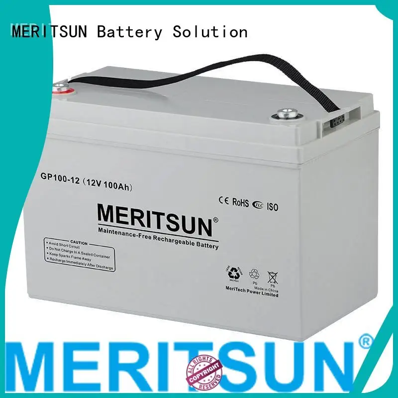 MERITSUN Brand opzs cycle vrla gel battery flooded supplier 1