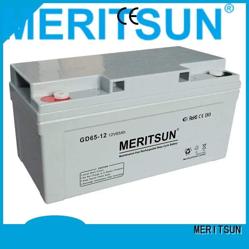 battery flooded gel cycle opzv battery MERITSUN 1