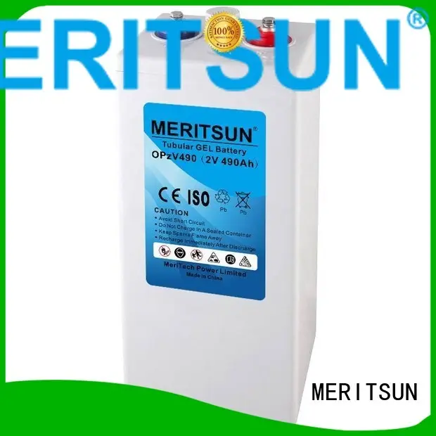 vrla gel battery vrla deep front MERITSUN Brand opzv battery 1