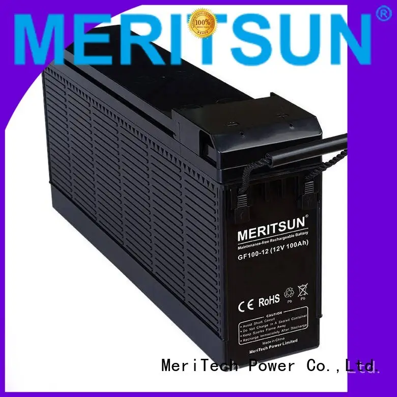 MERITSUN Brand gel deep cycle vrla opzv battery 1