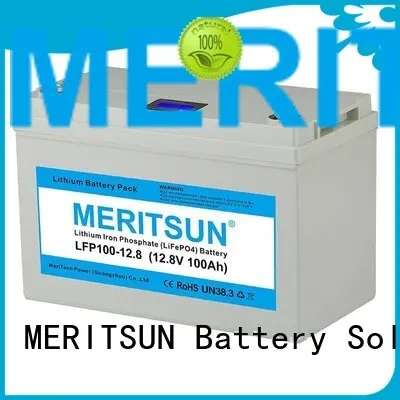 ion 200ah control app MERITSUN Brand lifepo4 battery supplier 1