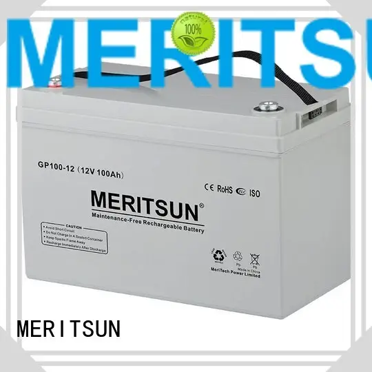 Hot opzs vrla gel battery cycle MERITSUN Brand 1