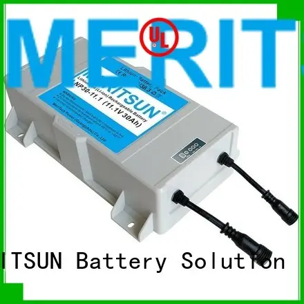 light one solar MERITSUN Brand lithium ion battery for solar street light manufacture 1