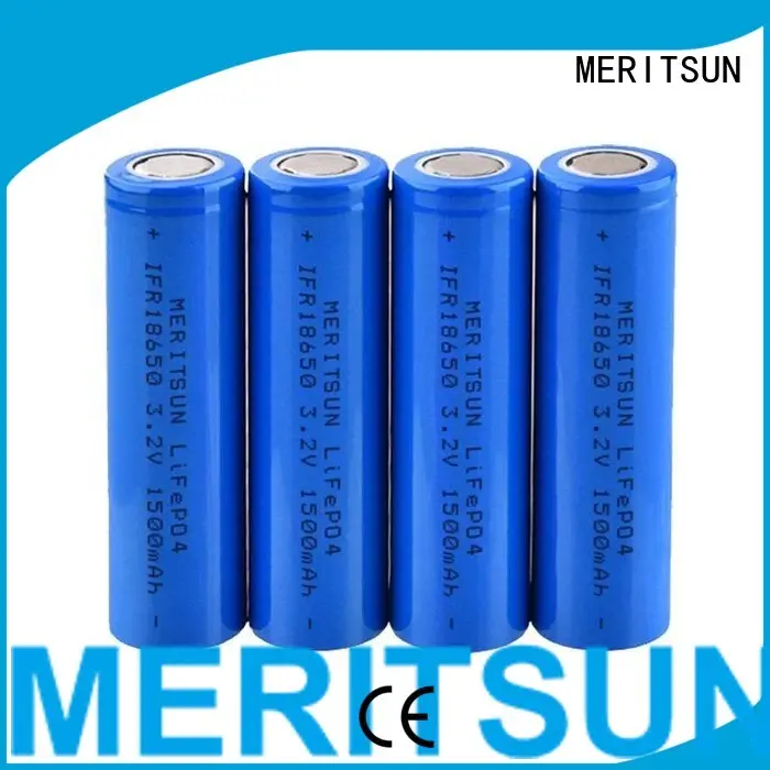 lithium ion battery cells lipo ifr MERITSUN Brand company 1