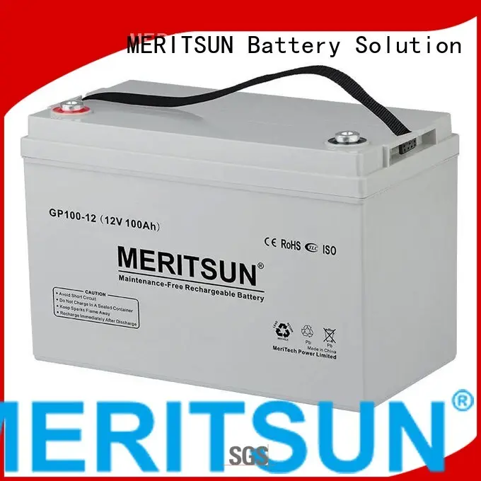 vrla gel battery terminal tubular MERITSUN Brand company 1