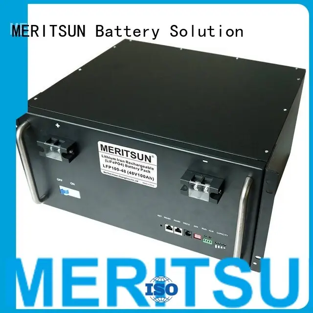 phosphate Custom battery telecom battery energy storage system MERITSUN 100ah 1
