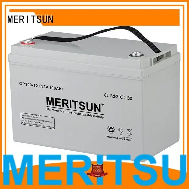 Custom gel vrla opzv battery MERITSUN cycle 1