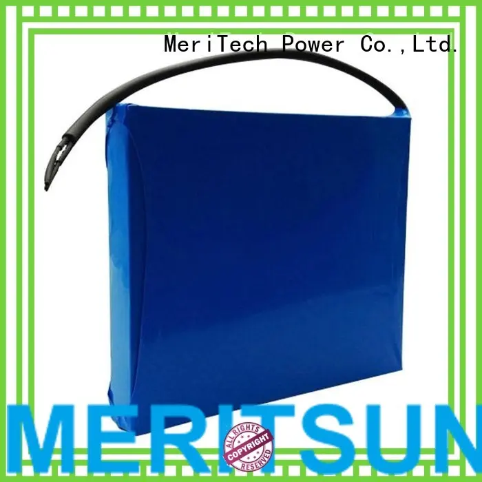 MERITSUN Brand lipo cycle solar lithium ion battery for solar street light 1