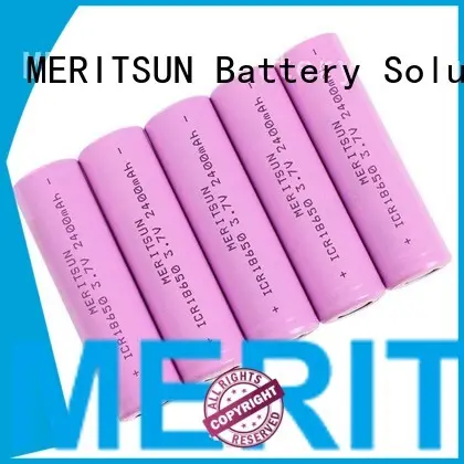 MERITSUN Brand 2400mah drain ion li ion battery cell manufacture 1